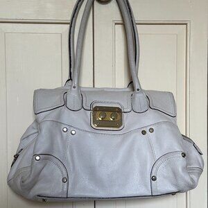 B. MAKOWSKY VINTAGE Y2K ERA 2000's 100% GENUINE LEATHER OVERSIZED HANDBAG